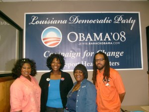 mildred-kellie-gloria-and-kaylon-for-obama