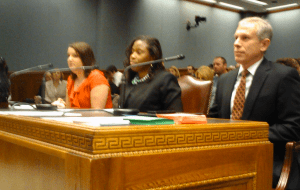 State Representative Katrina Jackson and Reverend Gene Mills, President of the Louisiana Family Forum