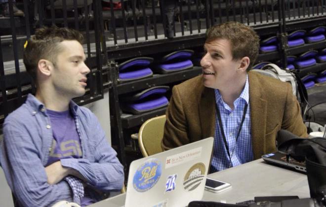 Lamar White, Jr and Kyle Plotkin. Credit: Robin May