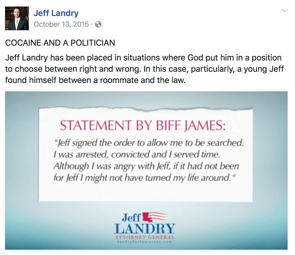 The Napoleon in the Napoleonic Code: Jeff Landry, Louisiana’s Attorney General. Chapter&nbsp;1.